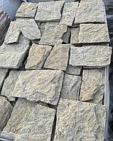 Песчаник "Тернополь" (рваный) (камень для облицовки фасада, цоколя, забора, стен внутри и снаружи помещения)