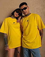 Футболка найк желтая оверсайз футболка унисекс N - yellow BuyIT Футболка найк жовта оверсайз футболка унісекс