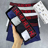 Мужские трусы Хуго Nogo Boss разноцветные боксерки для мужчин BuyIT Труси чоловічі Хуго Nogo Boss