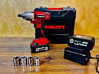 Аккумуляторный Гайковерт HILTI 420Nm с 2 АКБ 36В/5А патрон квадрат 1/2 с реверсом и Led подсветкой