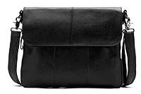 Сумка мужская кожаная Vintage Черная сумочка для мужчины BuyIT Сумка чоловіча шкіряна Vintage Чорна сумочка