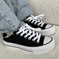 CONVERSE Converse All Star Platform Black White 36 w