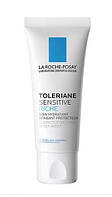 Зволожувальний крем для обличчя La Roche-Posay Toleriane Sensitive Riche для захисту та заспокоєння сухої чутливої шкіри, 40 мл
