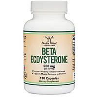 Тестостероновый комплекс Double Wood Supplements Beta Ecdysterone 500 mg (2 caps per serving) DL, код: 8207220
