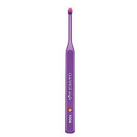 Монопучковая зубная щетка Curaprox 1006 Single (темно-фиолетовая/розовая), 1 шт
