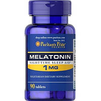 Мелатонин для сна Puritan's Pride Melatonin 1 mg 90 Tabs TH, код: 7520697