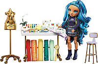 Кукла с аксессуарами Рейнбоу Хай Скайлер Студия моды Rainbow High Dream & Design Fashion Studio Playset -