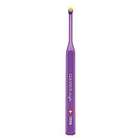 Монопучковая зубная щетка Curaprox 1006 Single (темно-фиолетовая/салатовая), 1 шт