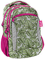 Красочный женский рюкзак 25L Paso Barbie Tropical Leaves BuyIT Барвистий рюкзак жіночий 25L Paso Barbie
