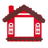 Декоративная накладка на выключатель Chilian RD900RBH дом Красно-коричневый UD, код: 7920727