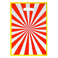 Подарункові пакети Леденець 17х25см 10шт | Червоний