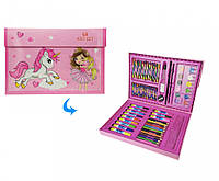 Детский набор для рисования MK 3226 в чемодане (Единорог) BuyIT Дитячий набір для малювання MK 3226 у валізі