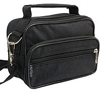Мужская сумка-барсетка из нейлона Wallaby 2663 черная BuyIT Чоловіча сумка-барсетка з нейлону Wallaby 2663