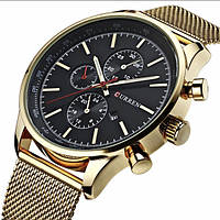 Мужские классические часы Curren Advanter с металлическим ремешком BuyIT Чоловічий класичний годинник Curren