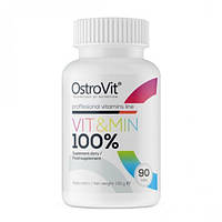 Комплекс витаминов и минералов Ostrovit VitMin 90 tabs QT, код: 8065486