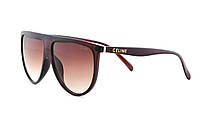 Женские коричневые очки Селин очки с солнцезащитой Celine BuyIT Жіночі коричневі окуляри селін очки з