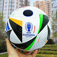 Футбольный мяч Adidas EURO 2024 Fussballiebe PRO Адидас для игры в большой футбол BuyIT Футбольний м'яч Adidas