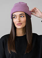 Женская зимняя шапка Staff violet BuyIT Жіноча шапка зимова Staff violet