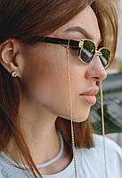 Женские очки Staff gold солнцезащитные с металлической золотой оправой BuyIT Жіночі окуляри Staff gold