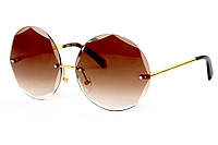 Круглые черные брендовые женские очки шанель для солнца очки солнцезащитные Chanel BuyIT Круглі чорні брендові
