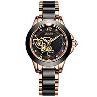 Женские часы черные наручные классические часы Sunkta Absolut BuyIT Жіночий годинник чорний наручний класичний