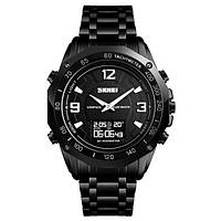 Наручные Мужские часы ударопрочные Skmei Kompass PRO Black BuyIT Наручний Чоловічий годинник ударостійкий
