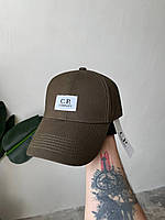 Бейсболка cp company хлопковая кепка мужская женская сп компани хаки