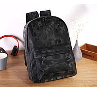 Большой мужской рюкзак камуфляжный защитный черный ранец с USB BuyIT Великий чоловічий рюкзак камуфляжний
