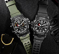 Чоловічий спортивний наручний годинник SMAEL армійський електронний BuyIT