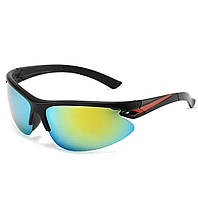 Солнцезащитные очки спортивные Black для спорта 42 х 144 мм UF400