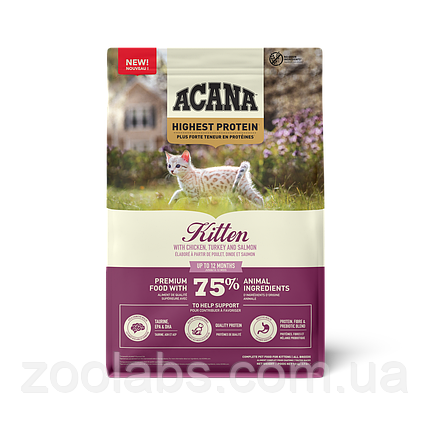 Acana Highest Protein Kitten | Корм для кошеня Акана 1,8 кг, фото 1