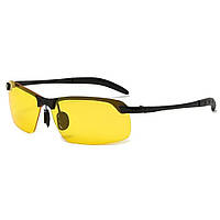 Мужские фотохромные поляризованные очки для вождения желтые UV400 polarized