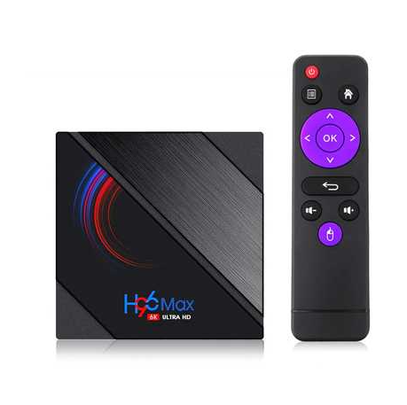 ТВ-приставка H96 Max (4/64 Gb) 4-ядерная на Android 10.0, TV BOX тюнер ...