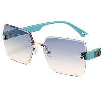 Винтажные солнцезащитные очки Blue sun glasses 7710