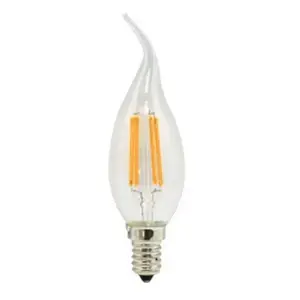 Світлодіодна лампа Works Filament C37T-CanFT-LB0440-E14 C37T 4Вт Е14 4000K 450LM 4pcs