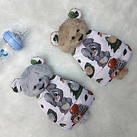 Грелка для животика новорожденных детей от коликов у малышей, игрушка с вишневыми косточками для микроволновки