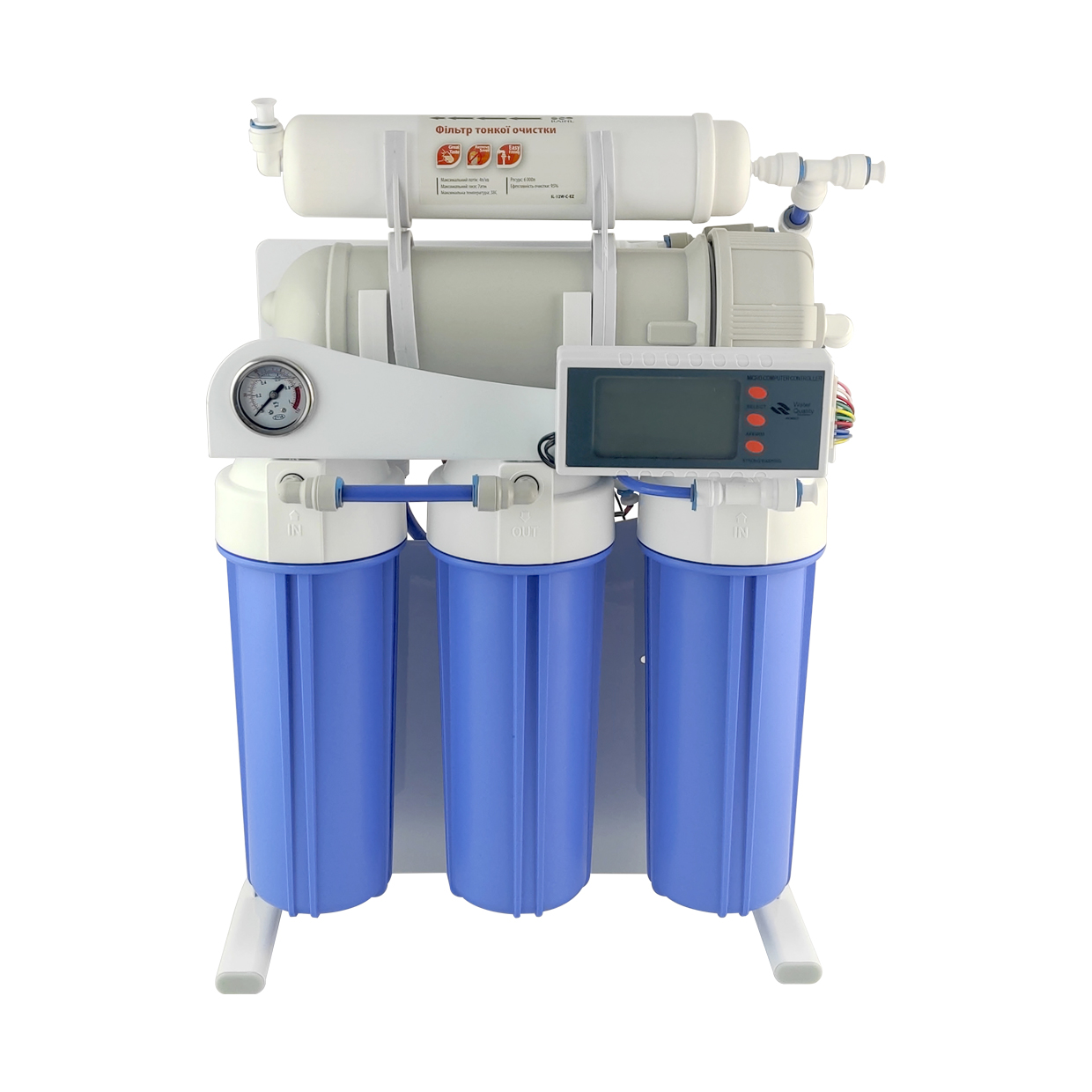 Система зворотнього осмосу високої продуктивності RAIFIL-400G-10"Blue controller (RAIFIL-400G-10"Blue controller)