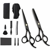 Набор профессиональных парикмахерских ножниц Lantoo + аксессуары 10 шт (LFJ-133) BX, код: 2392315