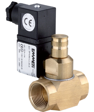 Електромагнітний клапан для газу GAS COMPACT 1" 230 V нормально відкритий, ручний звод.