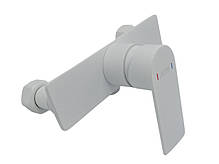 Змішувач для душ.кабіни, латунь білий AIM DG01140 frosted white, фото 5