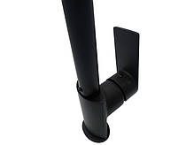 Змішувач для миття, латунь чорний матовий AIM DG01150 matte black, фото 6