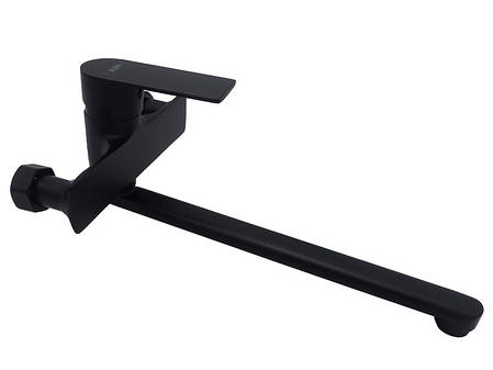 Змішувач для миття (зі стіни), чорний латунь матовий AIM DG01152 matte black, фото 1
