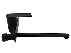 Змішувач для миття (зі стіни), чорний латунь матовий AIM DG01152 matte black, фото 4