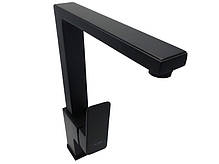 Змішувач для миття, латунь чорний матовий AIM DG00751 matte black, фото 5