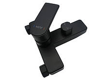 Змішувач для ванни, чорний латунь матовий AIM DG00731 matte black, фото 6