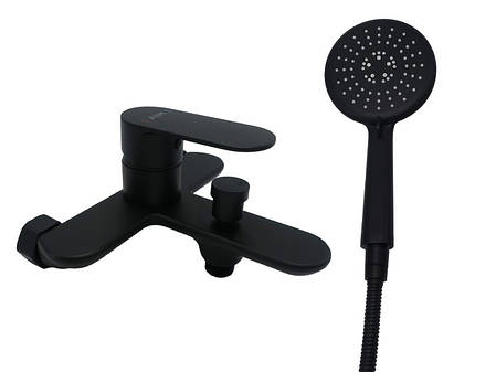 Змішувач для ванни, чорний латунь матовий AIM DG01230 matte black, фото 1