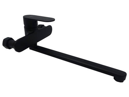 Преміум змішувач для миття (зі стіни), чорний латунь матовий AIM DG01252 matte black, фото 1