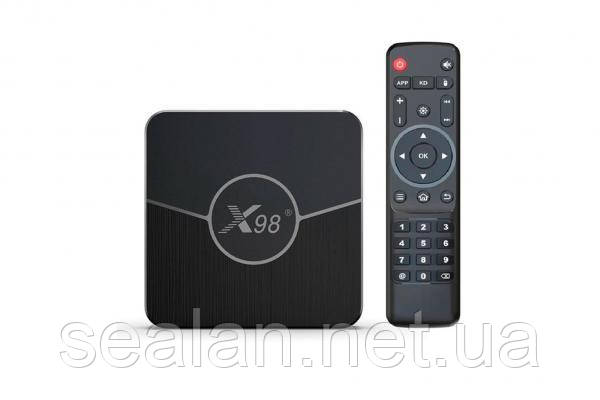Смарт приставка X98plus Smart TV Box (S905W2, 2/16G, Android 11), фото 1