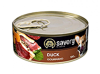 Консервы для собак Сейвори Savory Dog Gourmand с уткой, 100 г