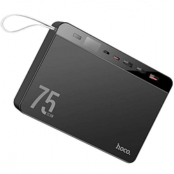 Зовнішній акумулятор Power bank HOCO J94 Overlord 22.5 W 75000 mAh PD22,5W+QC3.0 батарея швидке заряджання Чорний